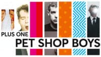 A montage of album covers, from the Pet Shop Boys