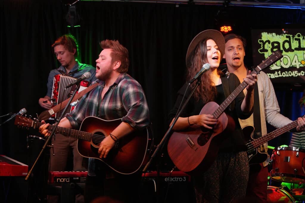Of Monsters And Men in 2012 at Bala Cynwyd, Pennsylvania

