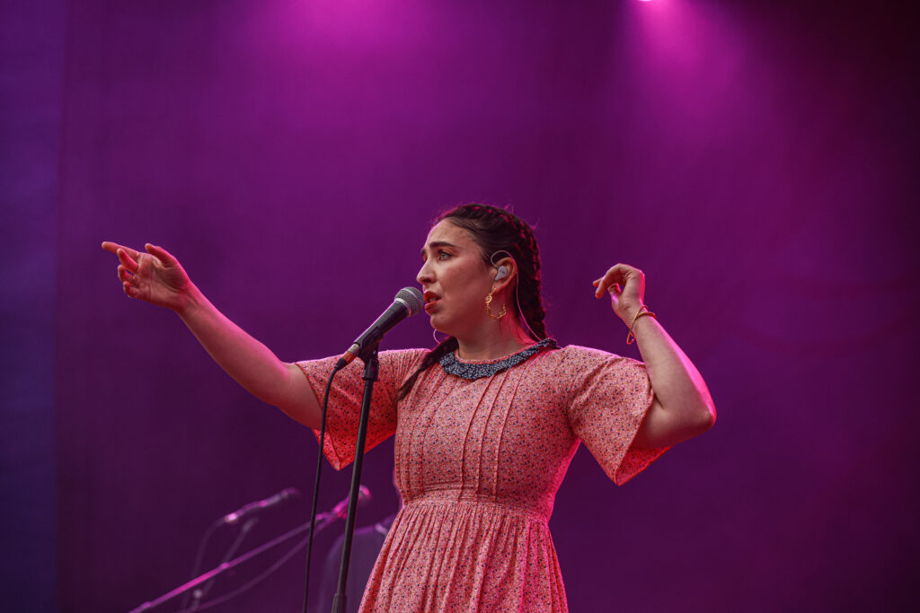 Morgana MacIntyre performing live onstage