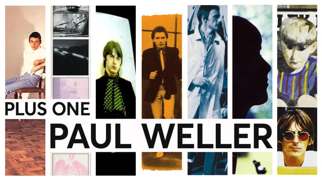 A montage of album art images from The Jam, The Style Council and Paul Weller