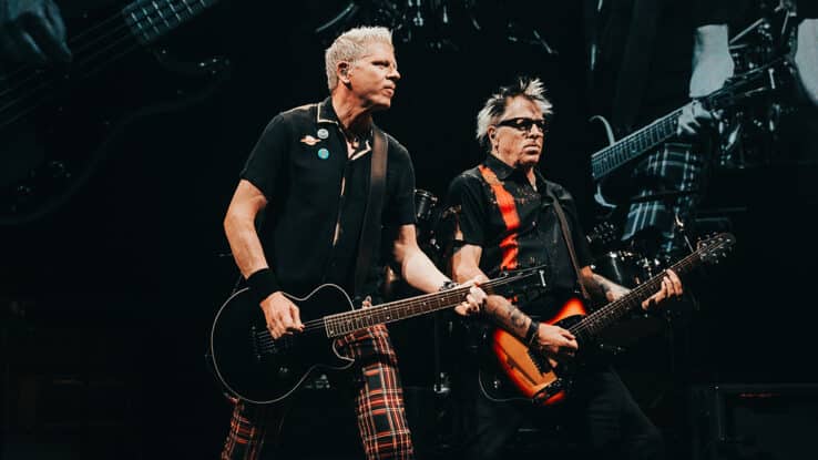 The Offspring on stage