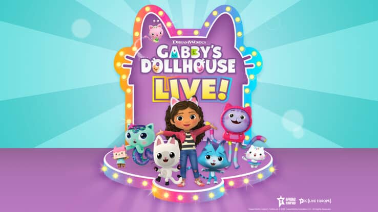 The poster for Gabby's Dollhouse Live!