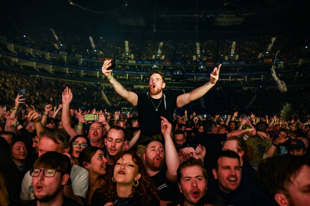 The O2 crowd at Biffy Clyro