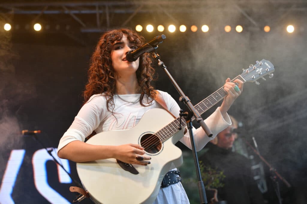 Asha Banks performs onstage during All Points East at Victoria Park