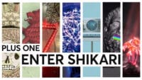 A montage of Enter Shikari album art, with the text "Plus One: Enter Shikari"