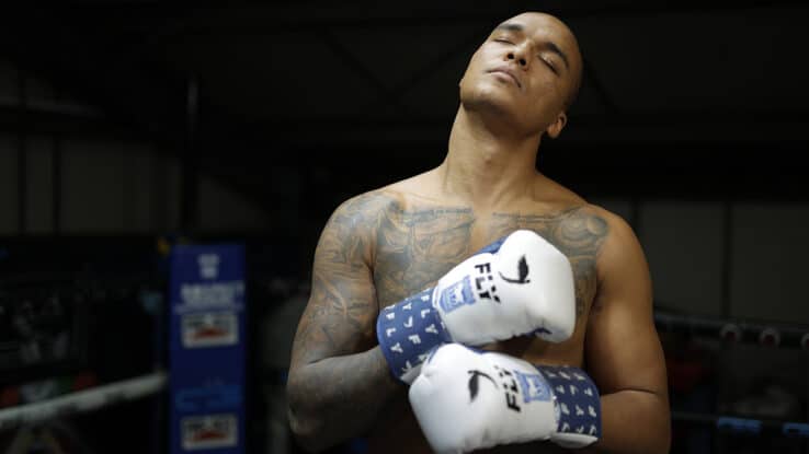 Fabio Wardley, the British professional heavyweight boxer, poses for a portrait