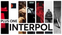 A montage of Interpol album art