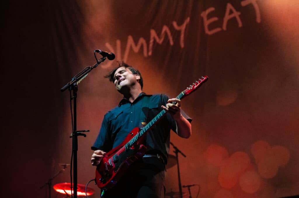 Jim Adkins of Jimmy Eat World on stage
