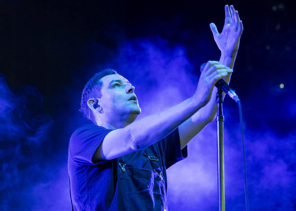 James Alexander Graham of The Twilight Sad performing live onstage