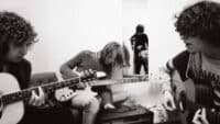 A close crop of the cover to Inside In/Inside Out by The Kooks