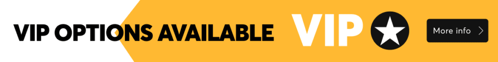 "VIP options available" with a "More info" button