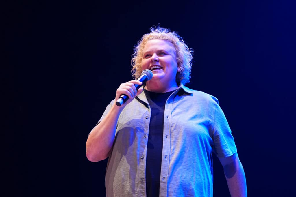 Fortune Feimster performing live onstage
