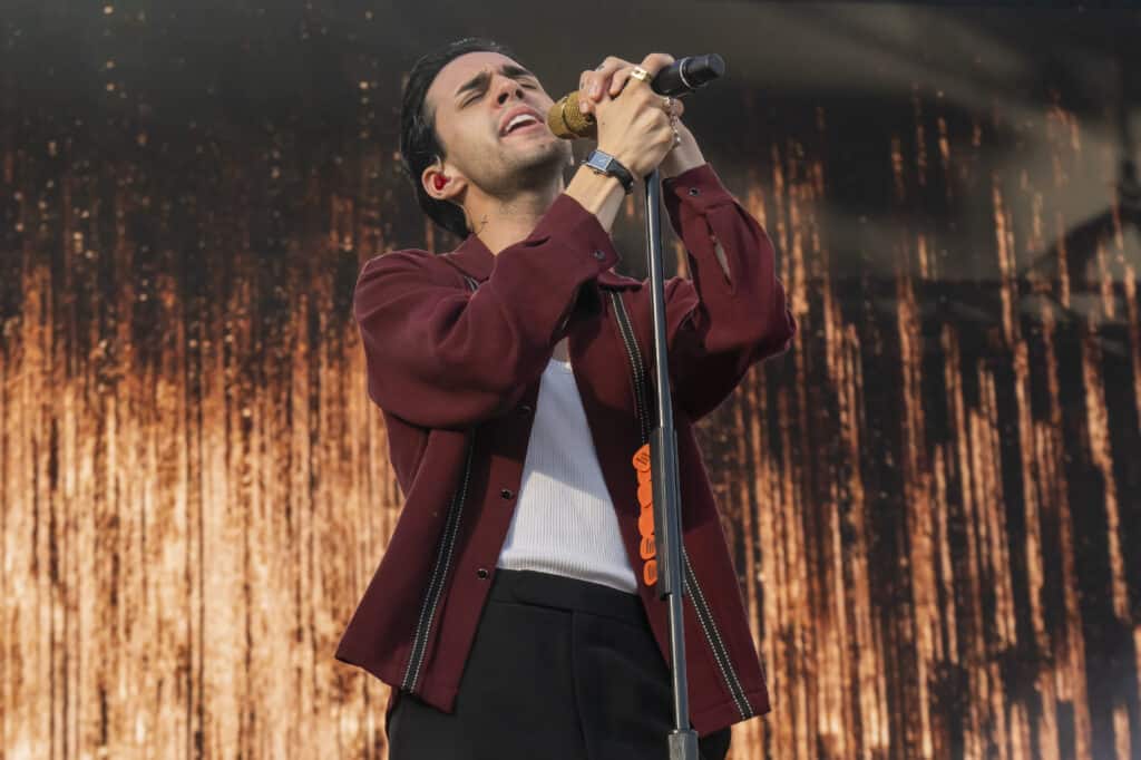Stephen Sanchez performing live onstage