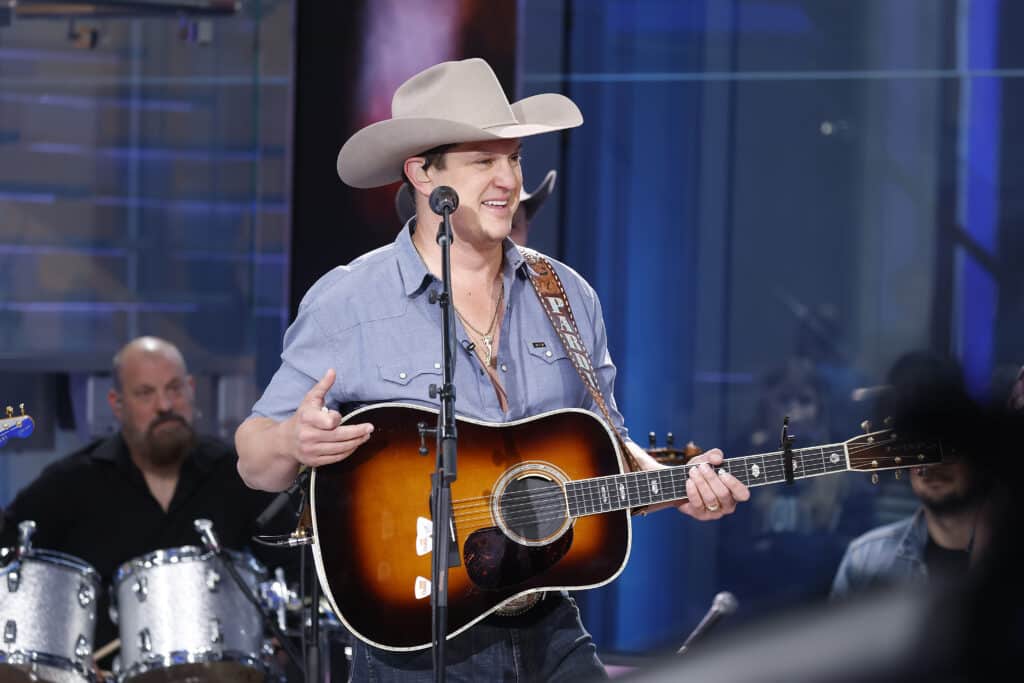 Jon Pardi performing live onstage