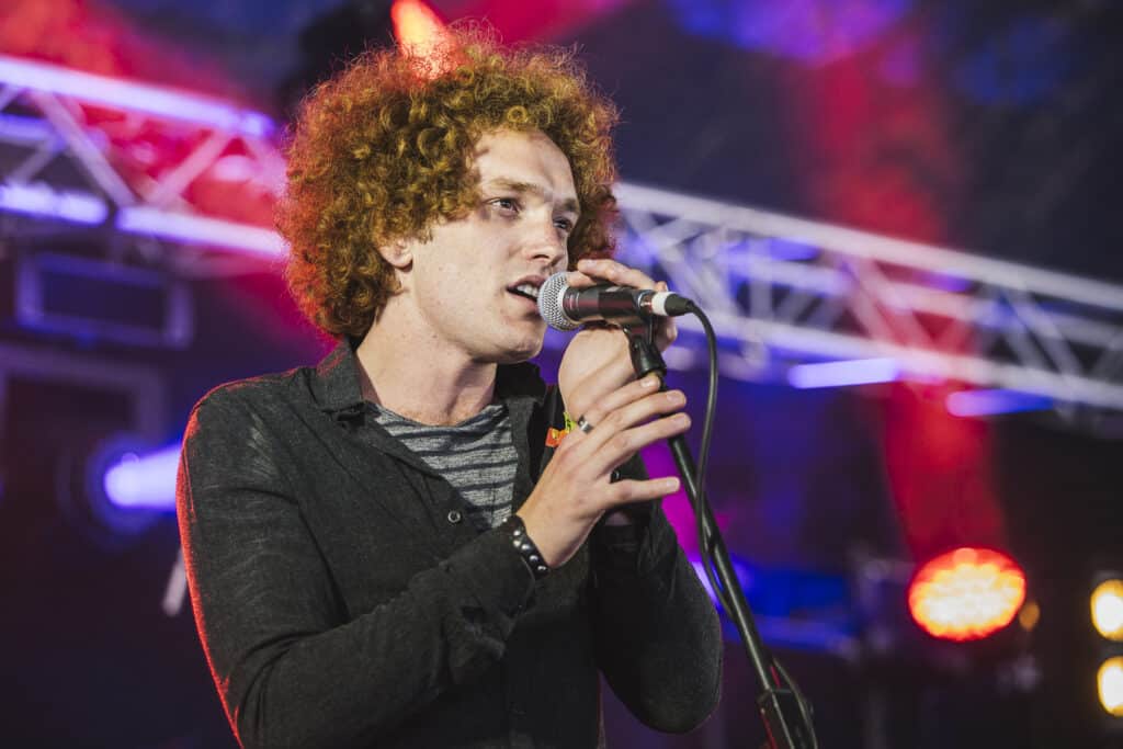 Jack Sedman of Seafret performing live onstage