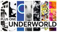 A montage of Underworld album art