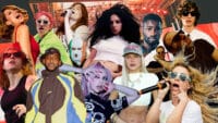 A montage of artists playing Reading and Leeds 2026 festivals