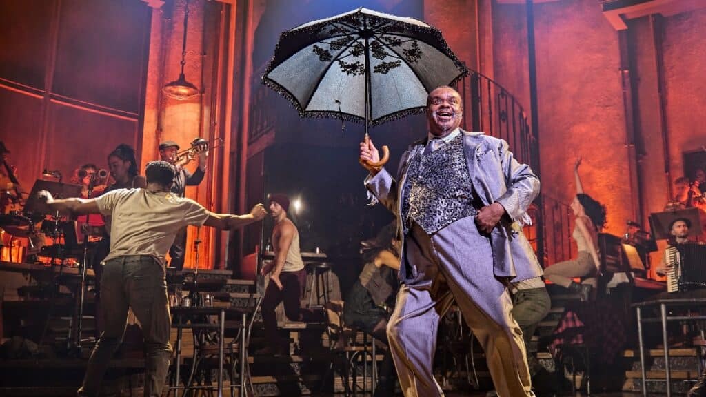 On stage at Hadestown
