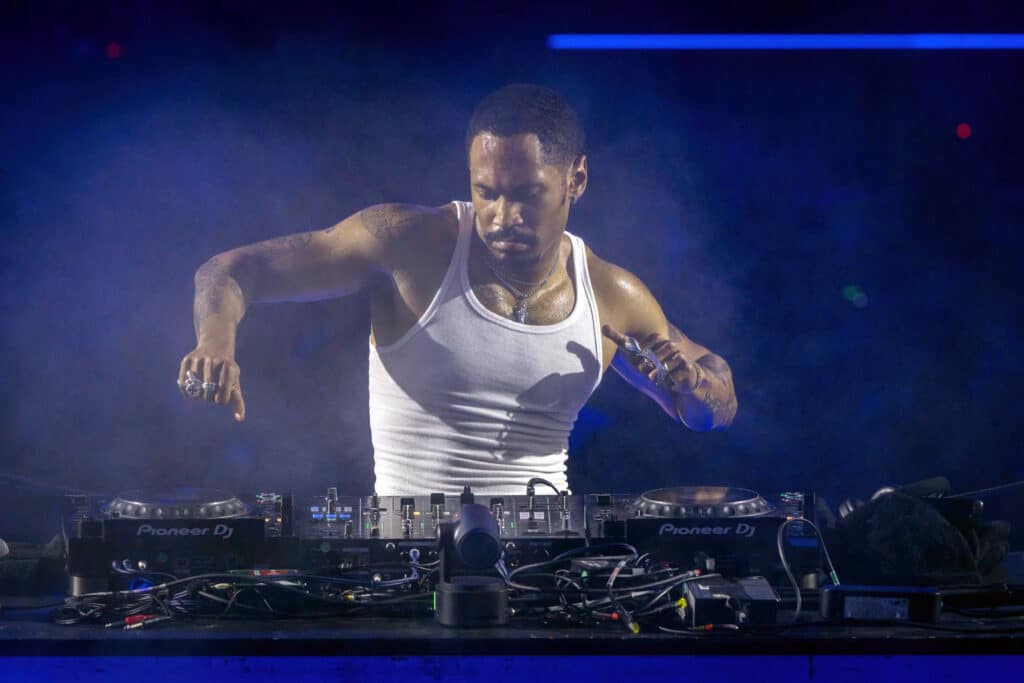 Kaytranada performing live onstage
