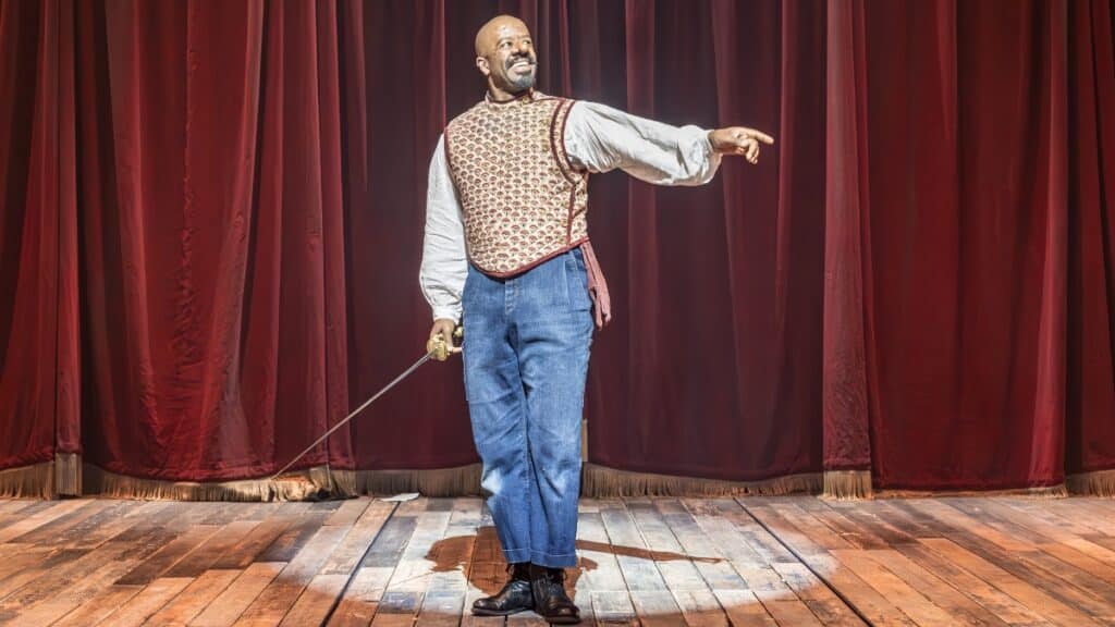 Adrian Lester in Cyrano de Bergerac at the Noel Coward Theatre