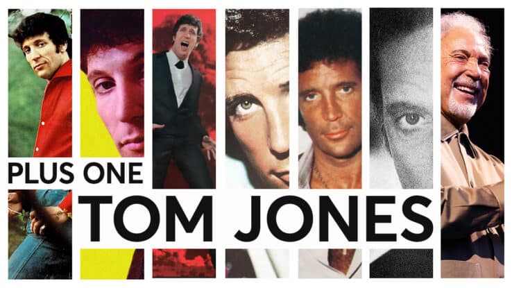 A montage of Tom Jones album art