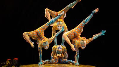 Acrobats in Cirque du Soleil – KURIOS