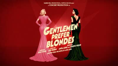 The poster for Gentleman Prefer Blondes on the West End