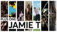 A montage of Jamie T album art