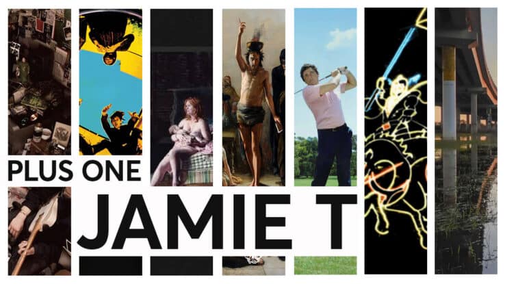 A montage of Jamie T album art