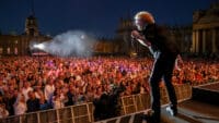 Simply Red on stage at Blenheim Palace