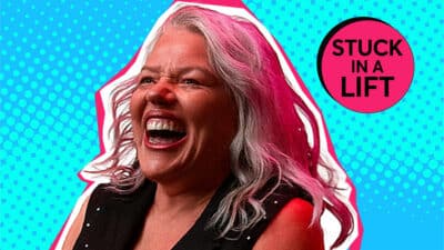 Jenny Talia for Ticketmaster UK's Stuck in a Lift feature